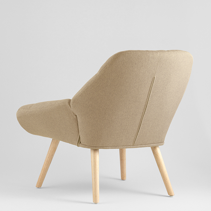Кресло Олби Квадро бежевый Stool Group QH-8927K 875-3 beige