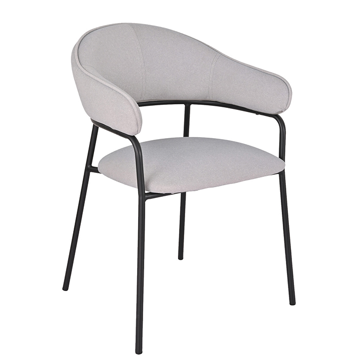 Комплект стульев Leya светло-серый (2 шт) Stool Group DX-2548 MOHAIR-151 X2