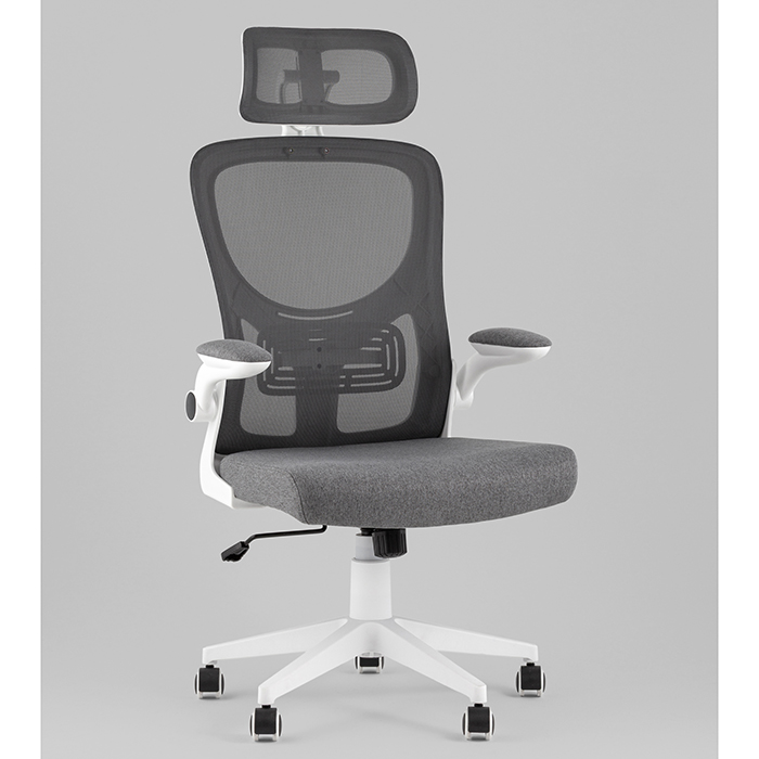 Кресло офисное TopChairs Airone серый Stool Group D-516-1 grey