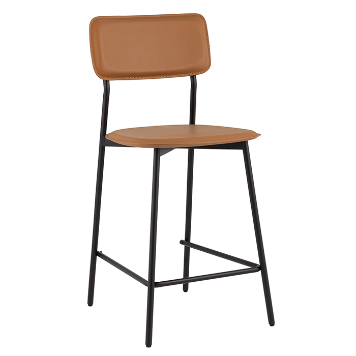 Стул барный Mikkie коричневый Stool Group HPB-2317 HAB1-27