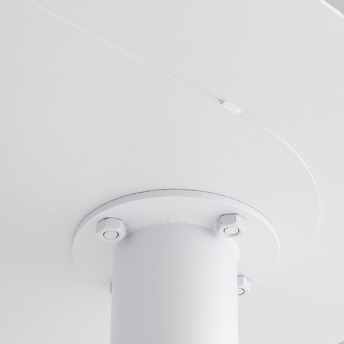 Журнальный столик Eanna L металл белый Stool Group MT-190L DB-021