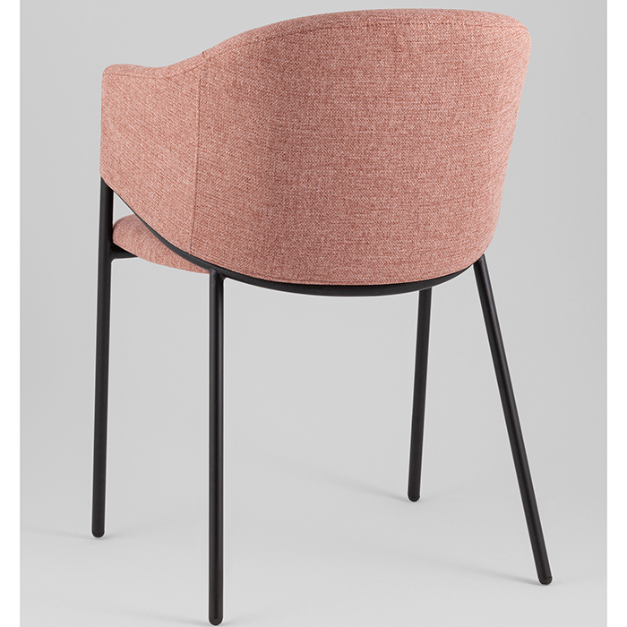Стул Carmel пыльно-розовый Stool Group DC-3091 2087-5 black legs