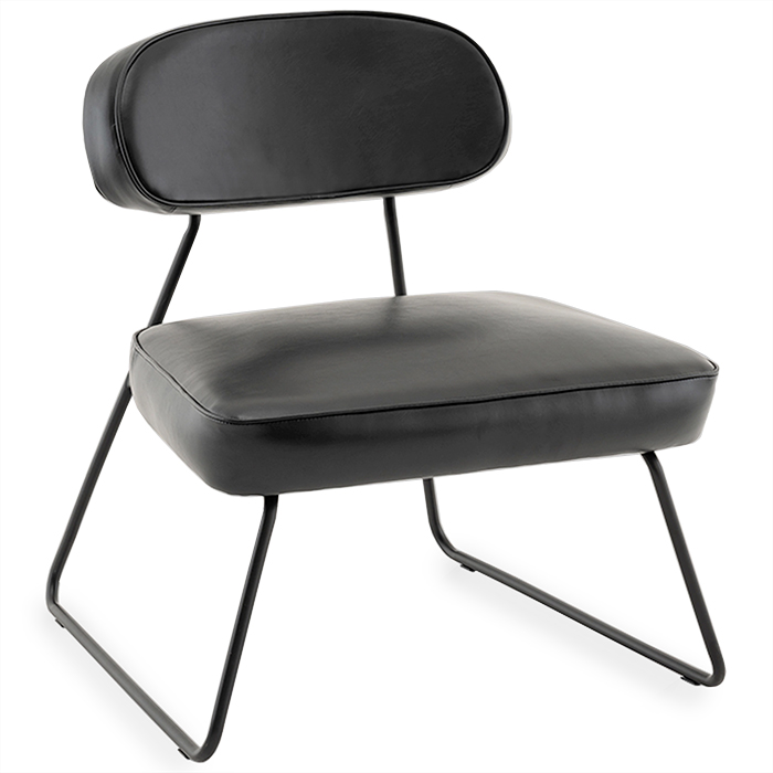 Кресло Kate экокожа чёрный Stool Group AV 336-Pbl-9005
