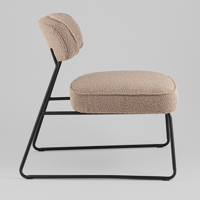 Кресло-лаунж Kate бежевый Stool Group CQ-2020 - BMG K8022-6