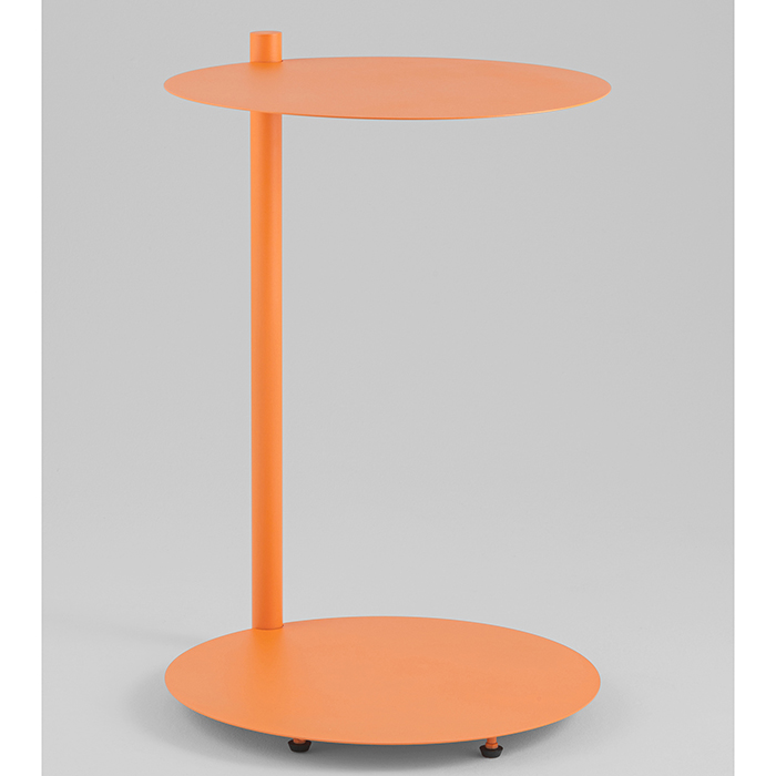 Журнальный столик Siara металл оранжевый Stool Group MT-214 DB-009