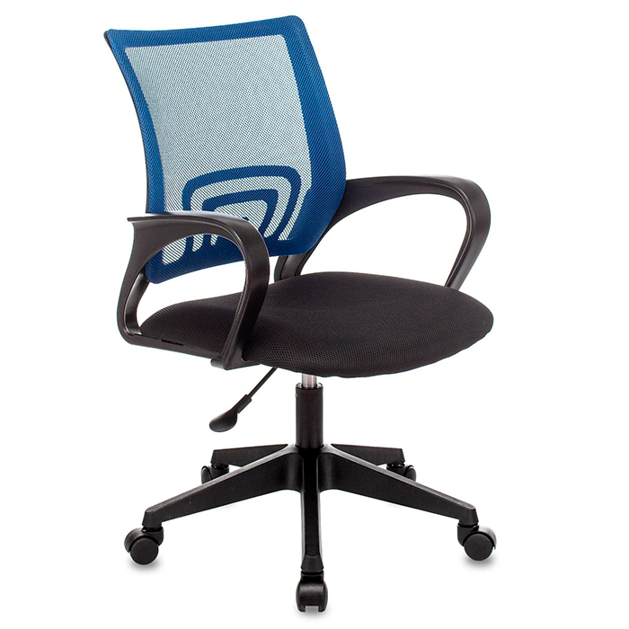 Кресло офисное TopChairs синий/чёрный Stool Group ST-BASIC/BL/TW-11