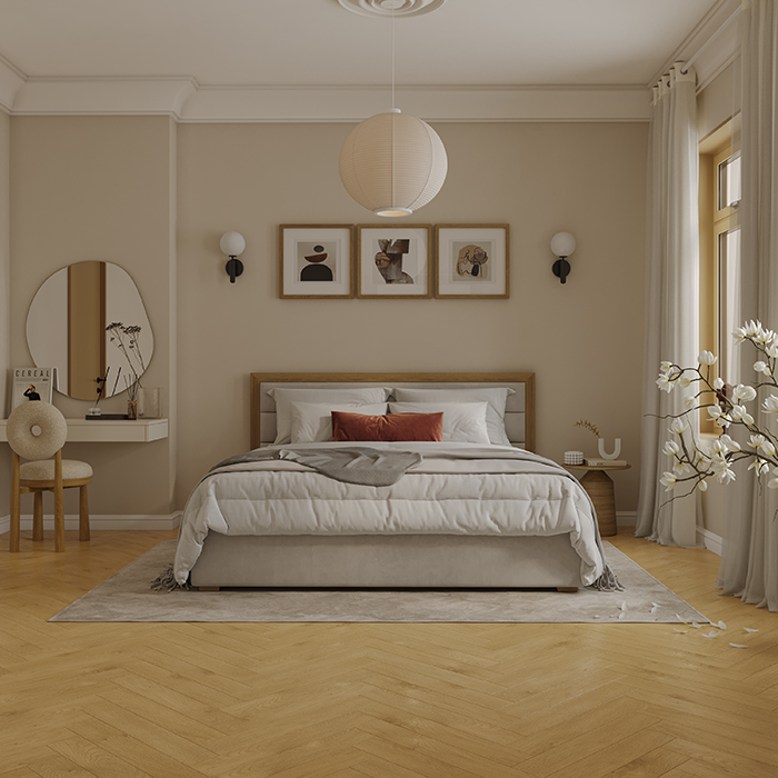 Ламинат Дуб Мальта Herringbone Elegant Strong Norland LF304-12