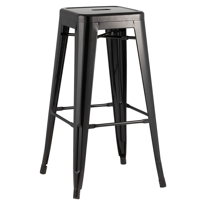 Комплект барных стульев Tolix чёрный (6 шт) Stool Group YD-H765 LG-01 X6