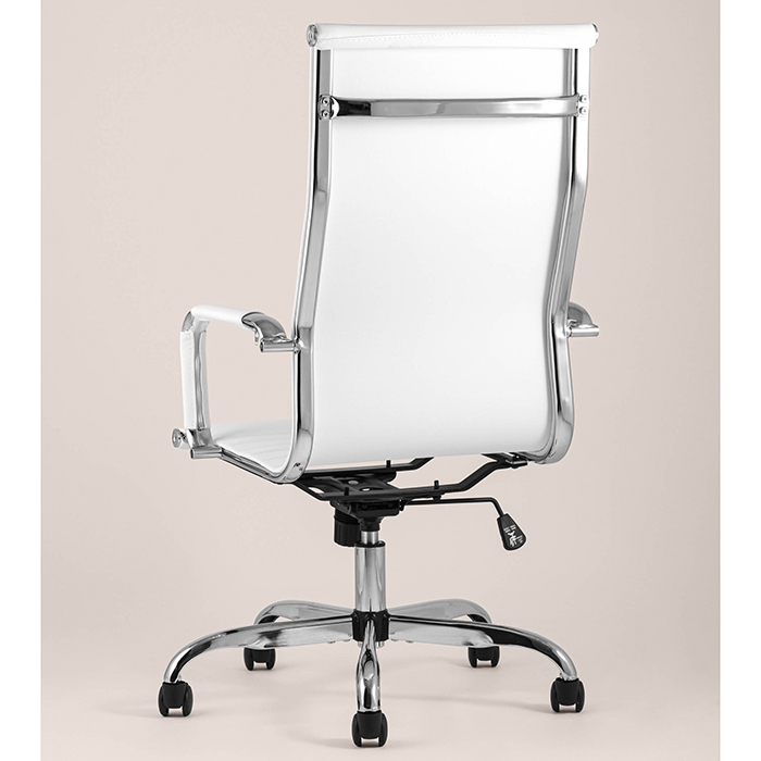 Кресло офисное TopChairs City белое Stool Group D-101H white