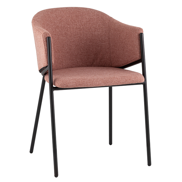 Стул Carmel пыльно-розовый Stool Group DC-3091 2087-5 black legs