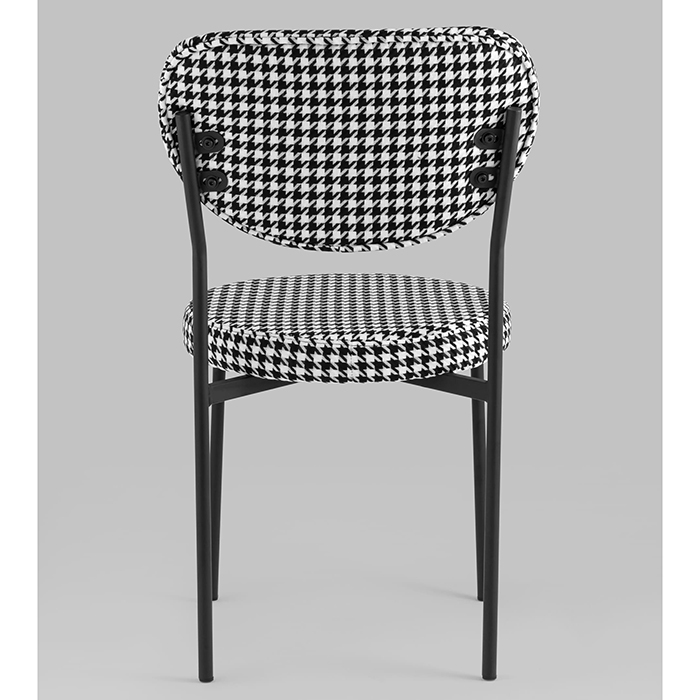 Стул Барбара чёрно-белый Stool Group BARBARA Houndstooth
