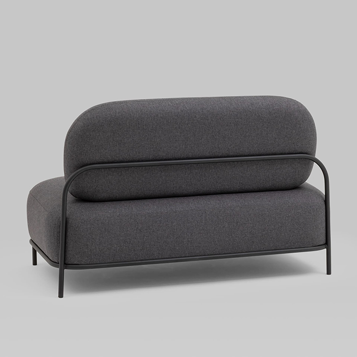 Диван Стоун рогожка тёмно-серый Stool Group vd-dv-stone-f68