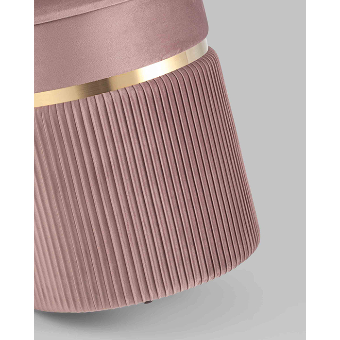 Пуф Миранда с ящиком велюр розовый Stool Group 19B352VA-8167-30