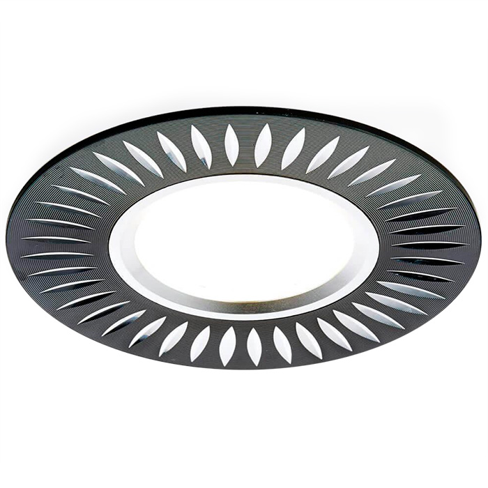 Светильник встраиваемый точечный Ambrella Light A507 BK/AL