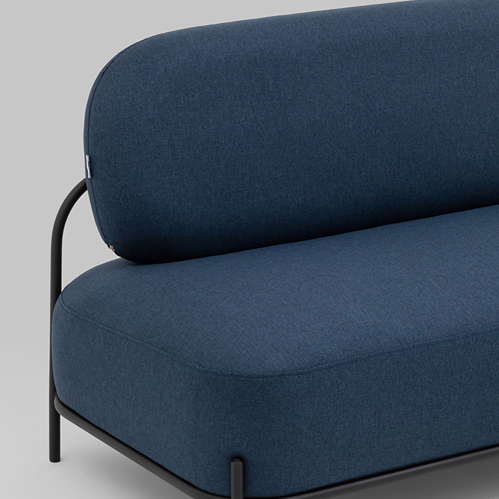 Диван Стоун рогожка синий Stool Group vd-dv-stone-f80