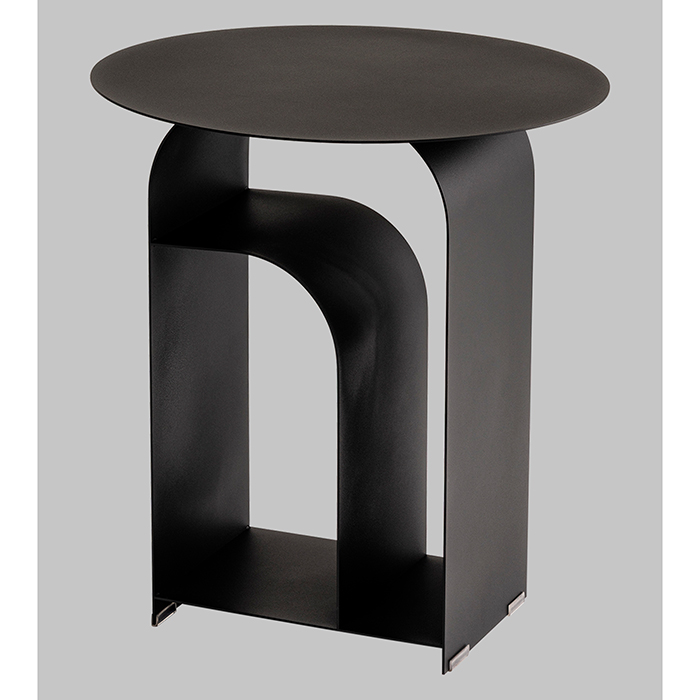 Журнальный столик Arwel металл чёрный Stool Group MT-140 DB-001