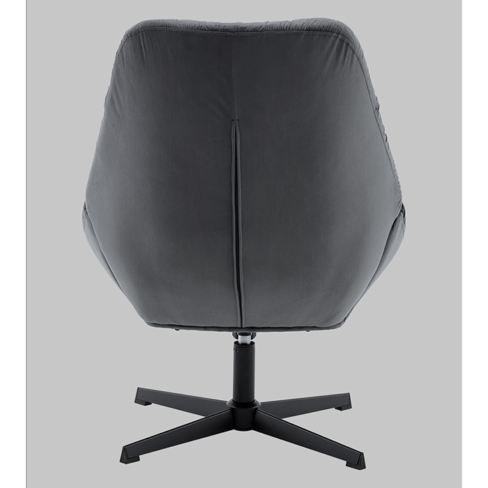 Кресло Оррелл серый Stool Group QH-8347KT HLR-21 dark grey