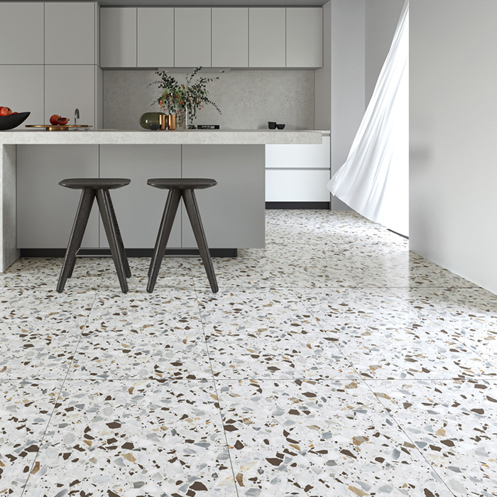Керамогранит Terrazzo White  NT Ceramic NTT99606M