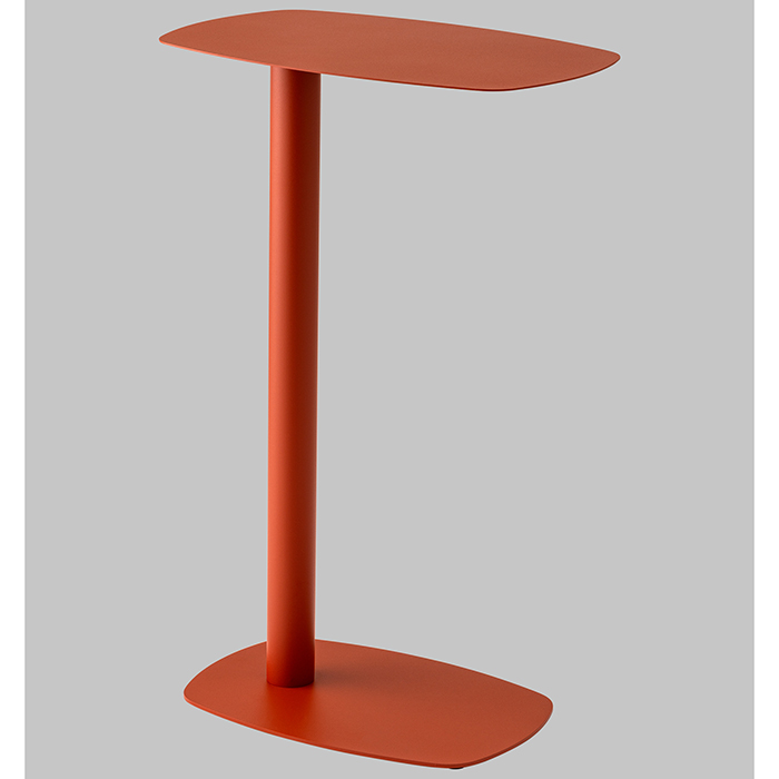 Журнальный столик Eanna L металл красный Stool Group MT-190L DB-008