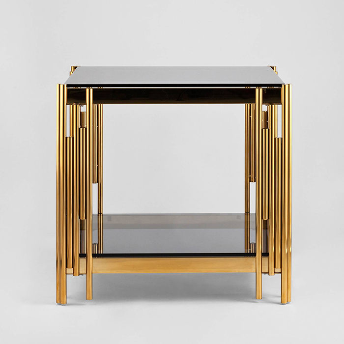 Журнальный столик D55 Гэтсби стекло Stool Group EET-027-TG-1