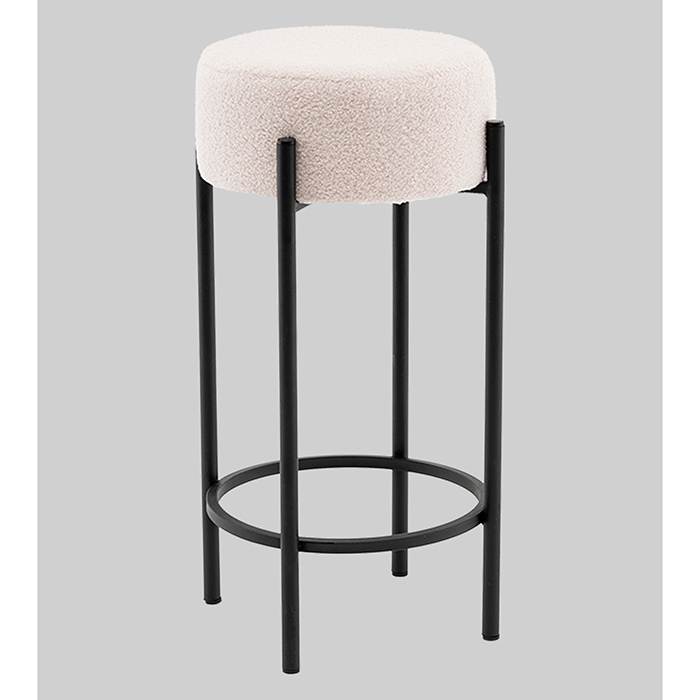 Стул барный Беккет букле бежевый Stool Group SSP 135-86043