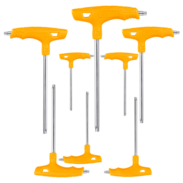 Набор Т-образных шестигранников Ingco HHKT80838