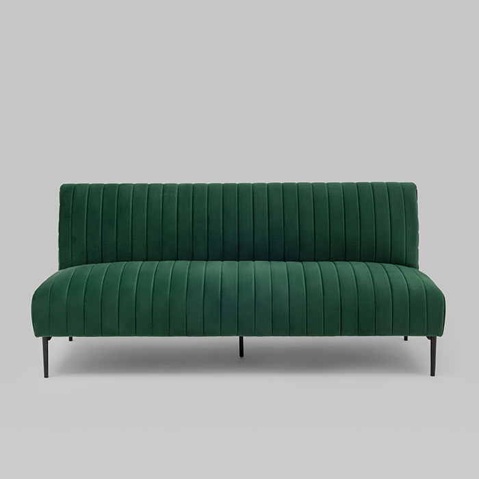 Диван прямой Дрезден велюр зелёный Stool Group vd-drezden-b19