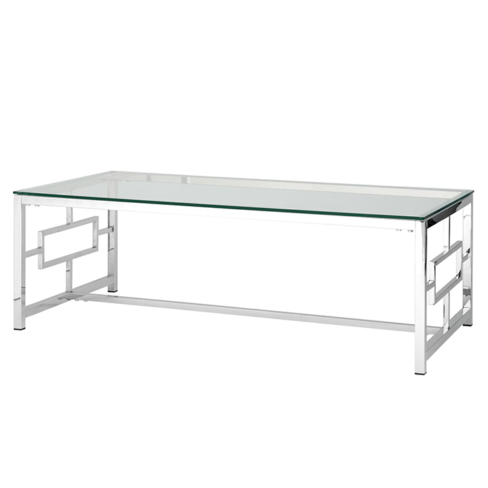 Журнальный стол 120х60 Бруклин стекло Stool Group ECT-013