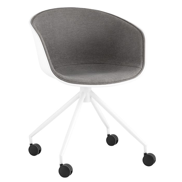 Кресло офисное Libra рогожка серый Stool Group SL-7040ZB grey