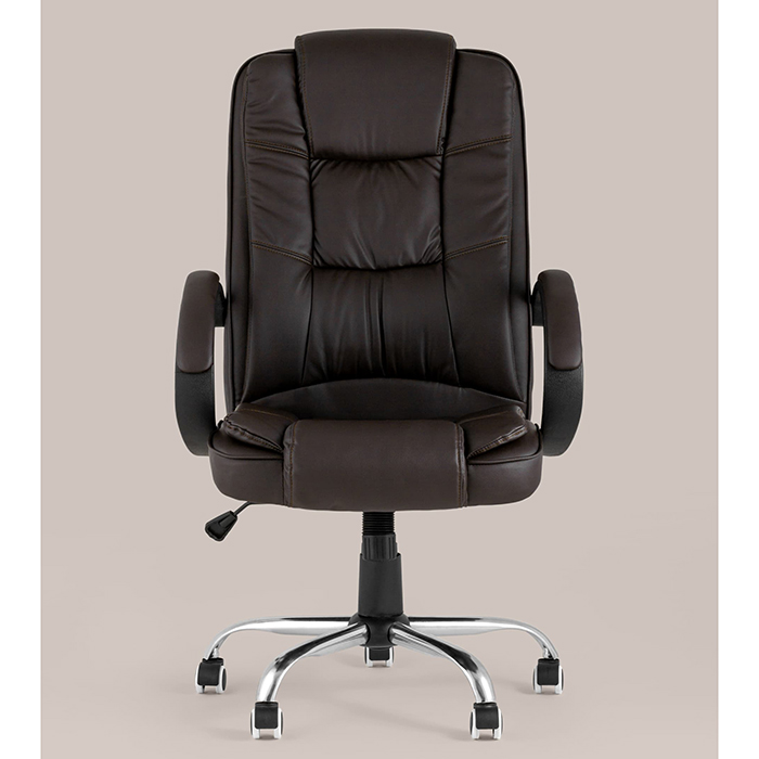 Кресло офисное TopChairs Atlant New коричневый Stool Group D-430 brown