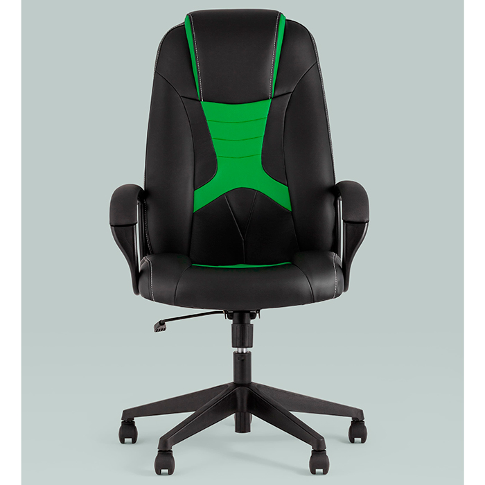 Кресло игровое TopChairs ST-Cyber 8 чёрный/салатовый Stool Group ST-CYBER 8 LGREEN