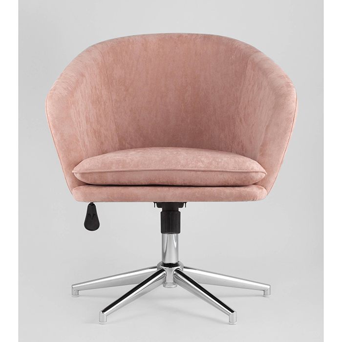 Кресло регулируемое Харис замша пыльно-розовый Stool Group HARRIS HY-78
