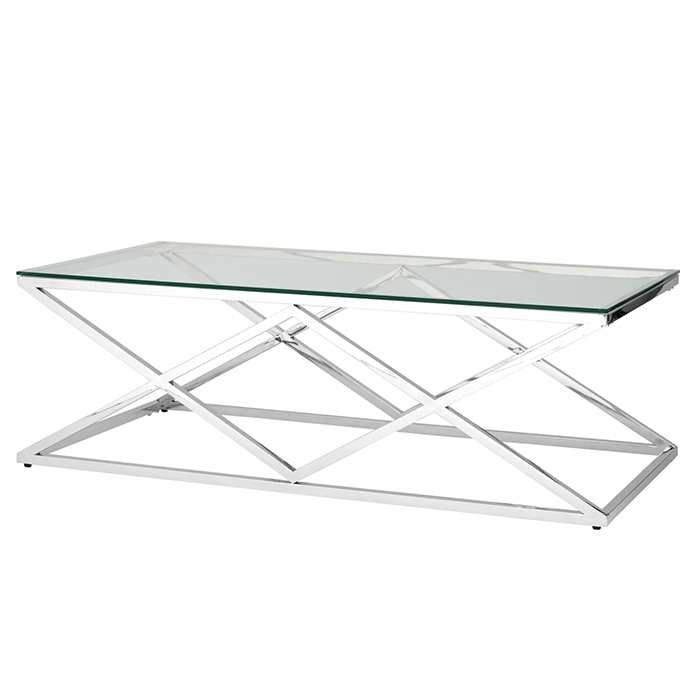 Журнальный стол 120х60 Инсигния стекло Stool Group ECT-026