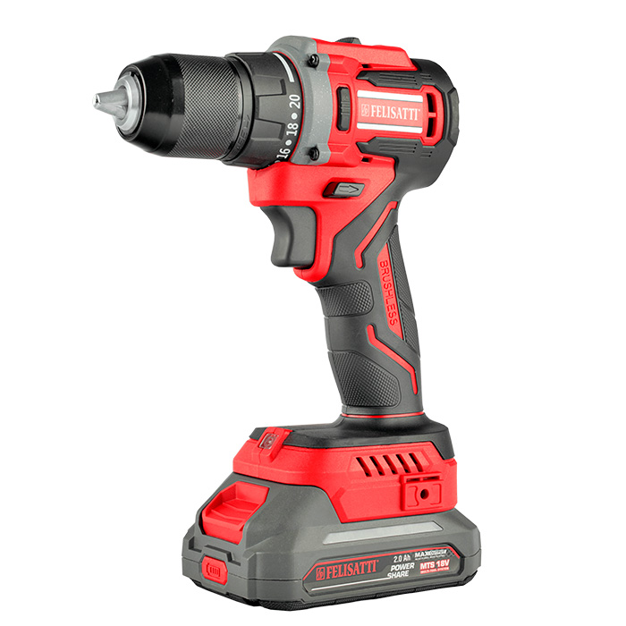 Дрель-шуруповерт аккумуляторная FT1610 Felisatti 16108