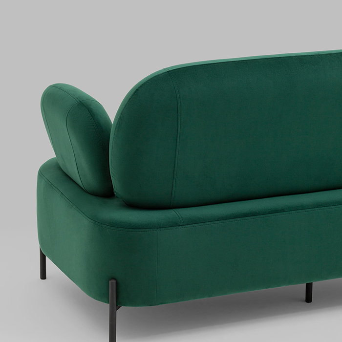 Диван Кэнди велюр зелёный Stool Group vd-dv-candy-b19