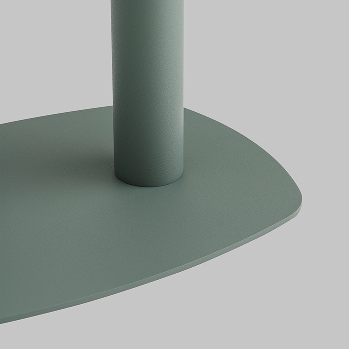 Журнальный столик Eanna L металл зелёный Stool Group MT-190L DB-022