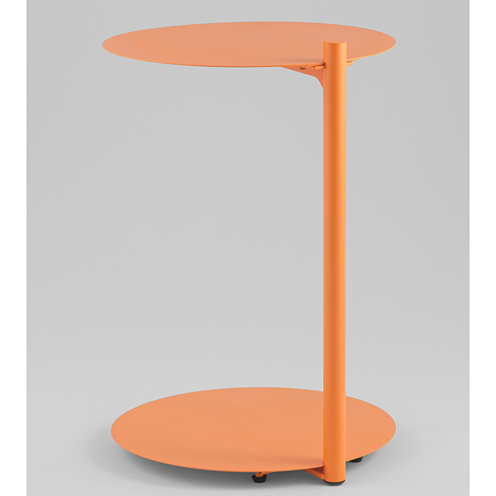 Журнальный столик Siara металл оранжевый Stool Group MT-214 DB-009