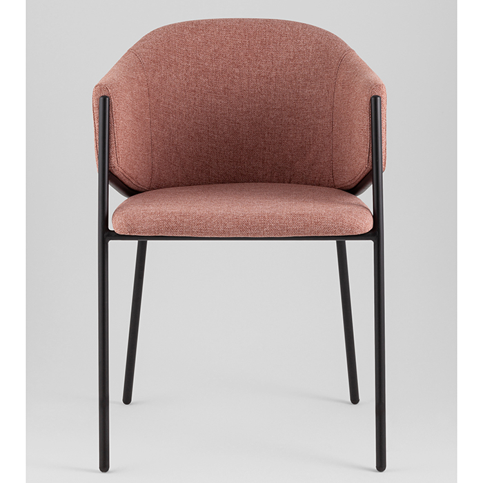 Стул Carmel пыльно-розовый Stool Group DC-3091 2087-5 black legs