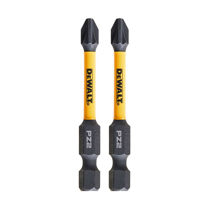 Биты PZ2 57 мм (2 шт ) Impact Torsion DeWalt DT70531T-QZ