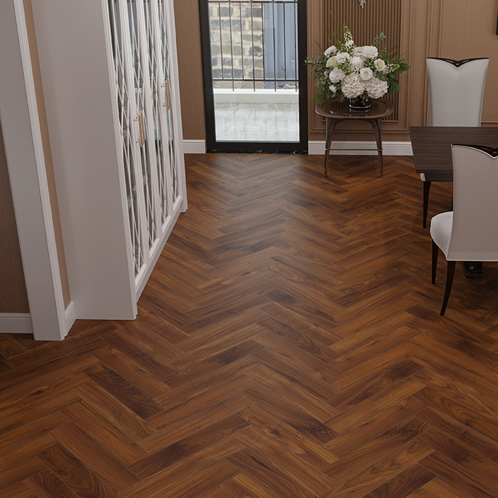 Ламинат Орех Кипр Herringbone Elegant Norland LF303-19
