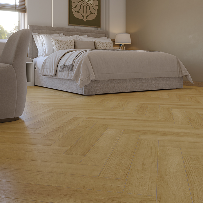 Ламинат Дуб Лузон Herringbone Elegant Norland LF303-06