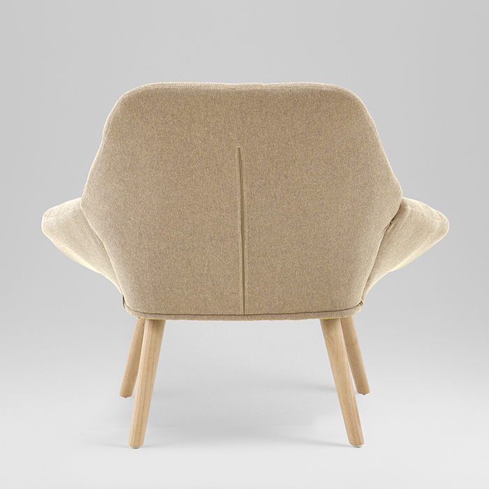 Кресло Олби Квадро бежевый Stool Group QH-8927K 875-3 beige