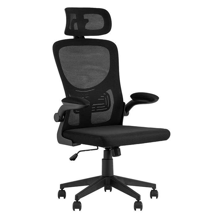 Кресло офисное TopChairs Airone чёрный Stool Group D-502 black