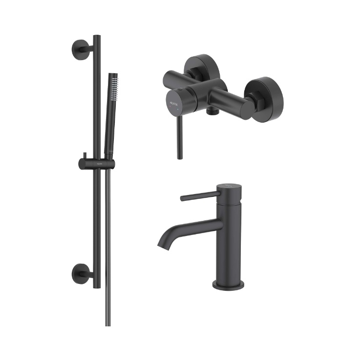 Комплект смесителей Европа 3 в 1 Aquatek AQ1331MB