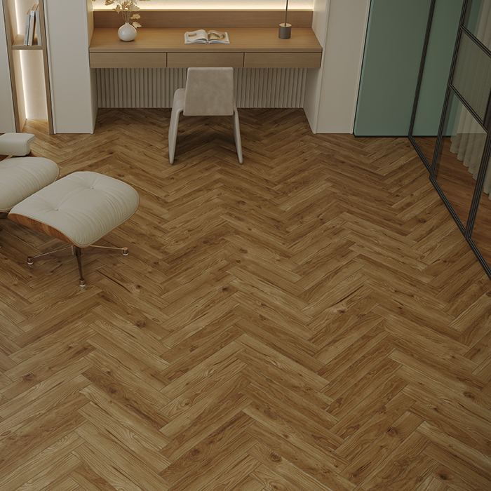Ламинат Дуб Корсика Herringbone Elegant Norland LF303-18