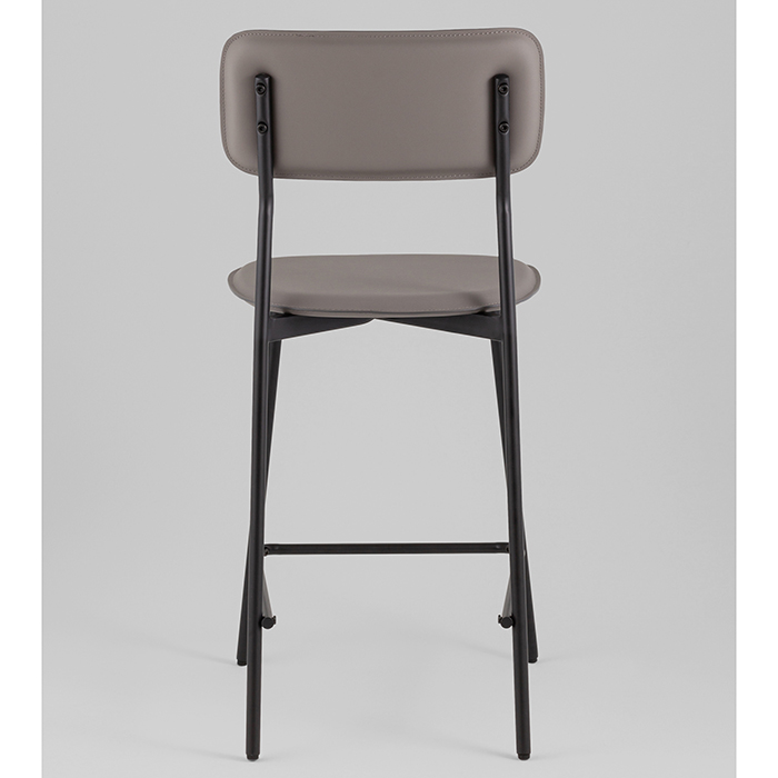 Стул барный Mikkie серый Stool Group HPB-2317 HAB1-10