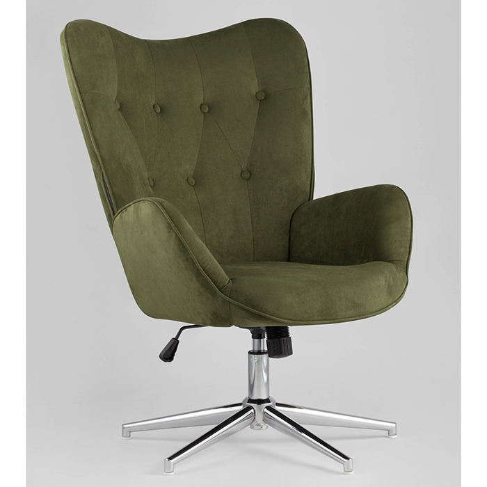 Кресло регулируемое Филадельфия замша хаки Stool Group FUCHS HY-53