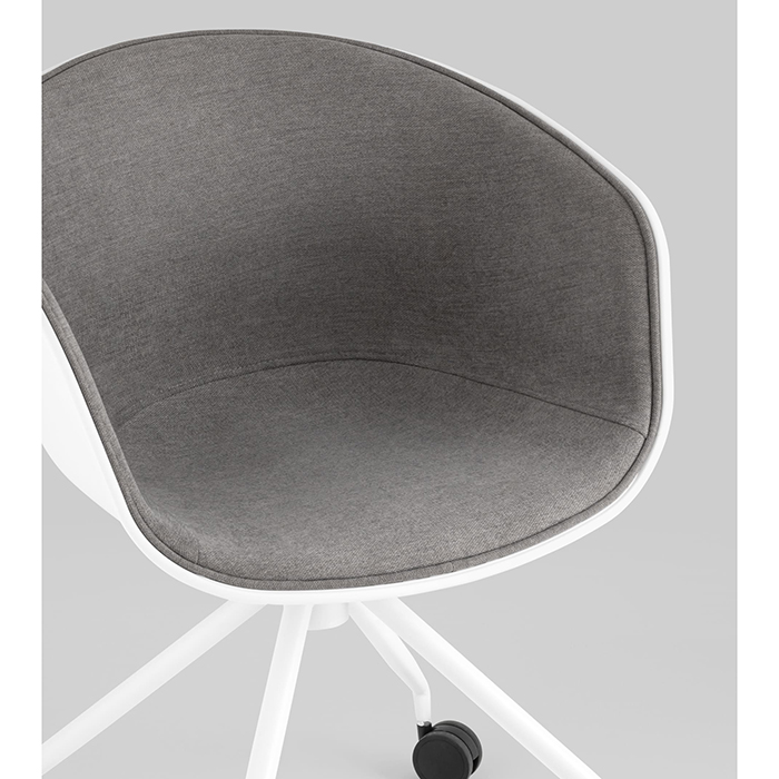 Кресло офисное Libra рогожка серый Stool Group SL-7040ZB grey