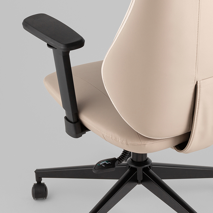 Кресло офисное TopChairs Trophey бежевый Stool Group DD-001 beige