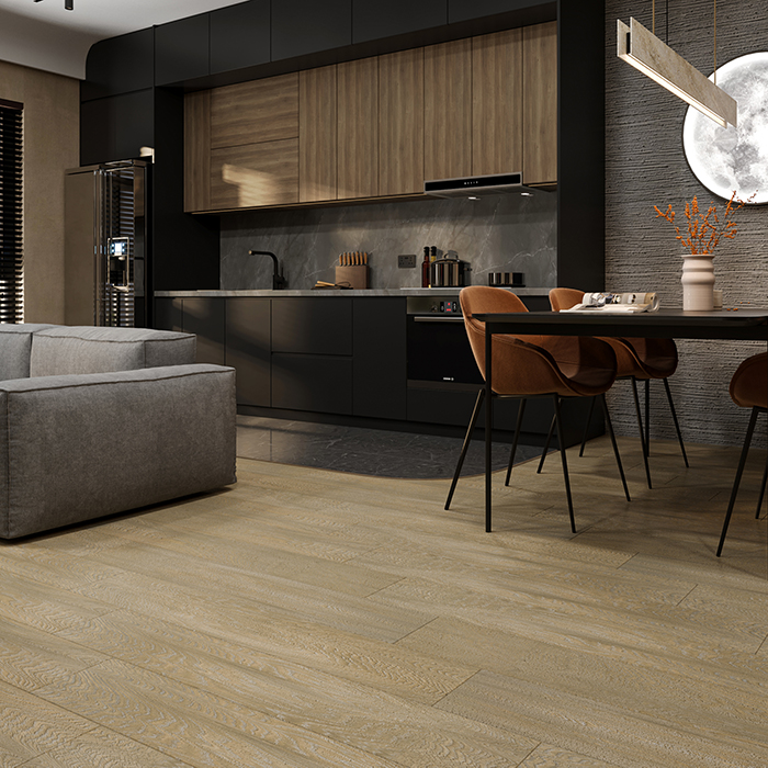 Ламинат Дуб Скай Herringbone Elegant Strong Norland LF304-14